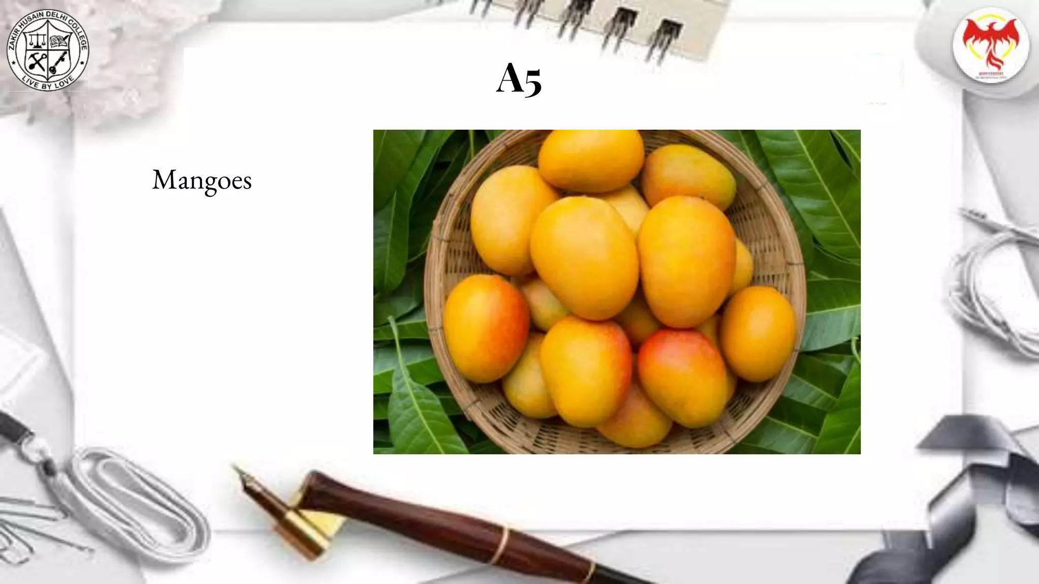 A5
Mangoes
 