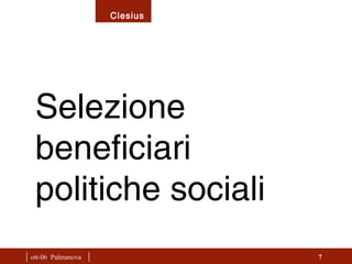 |  ott-06  Palmanova  | Selezione beneficiari politiche sociali 