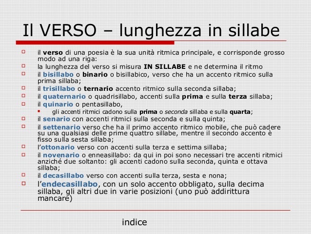 Versi E Strofe Di Una Poesia Conoscere la poesia