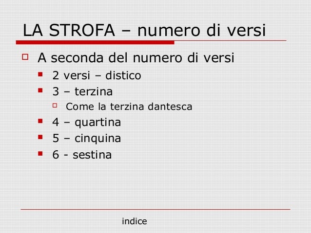 Versi E Strofe Di Una Poesia Conoscere la poesia