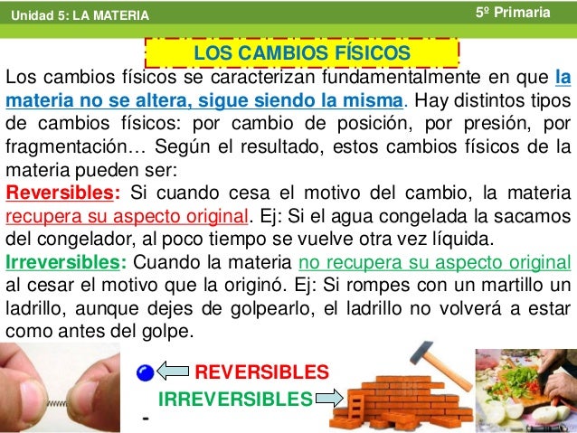 Resultado de imagen para cambios quimicos y fisicos de la materia para niños