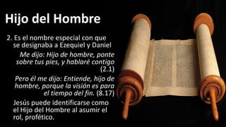 Conozcamos a jesús el hijo del hombre | PPTX