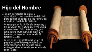 Conozcamos a jesús el hijo del hombre | PPTX