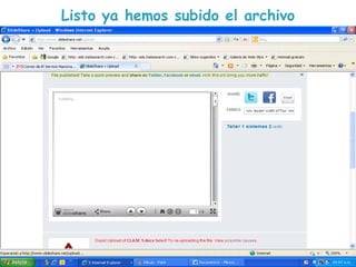 Listo ya hemos subido el archivo