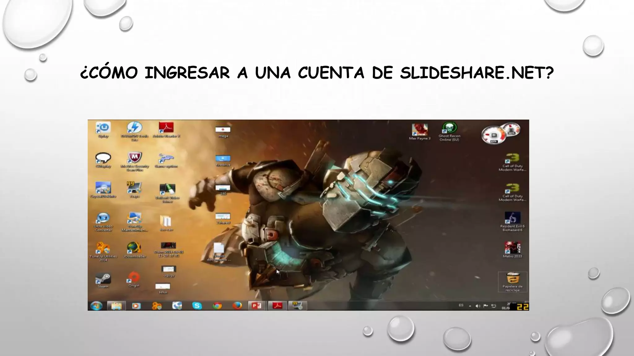 ¿CÓMO INGRESAR A UNA CUENTA DE SLIDESHARE.NET?
 