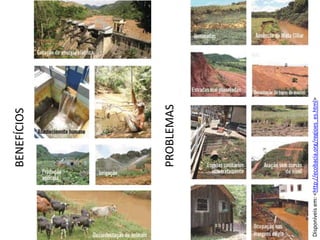 BENEFÍCIOS




                          PROBLEMAS




Disponíveis em: <http://ecobacia.org/regioes_es.html>
 