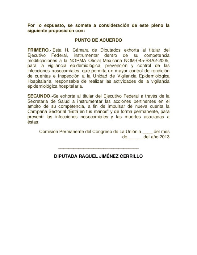 Modificaciones a la NORMA Oficial Mexicana NOM045SSA22005