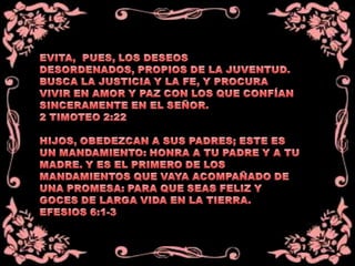 Con que limpiara el joven su camino