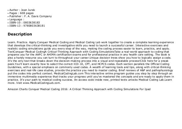 Critical thinking in medical coding 08 image