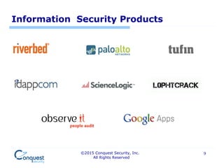 Conquest capabilities q2 2015 v2 | PPT