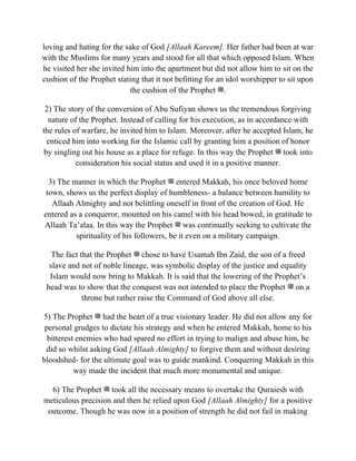 Conquest of Makkah/Mecca/ Makaah | PDF