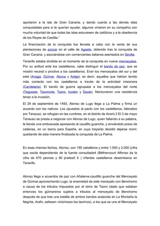 Conquista de tenerife PDF