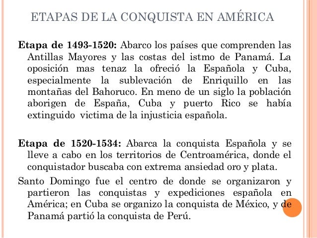 Conquista y Sometimiento de los pueblos de América, África