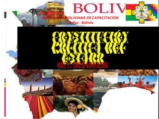 INSTITUCIÓN BOLIVIANA DE CAPACITACIÓN
La Paz - Bolivia
 