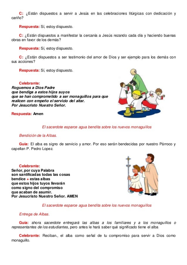 Consagracion De Monaguillos