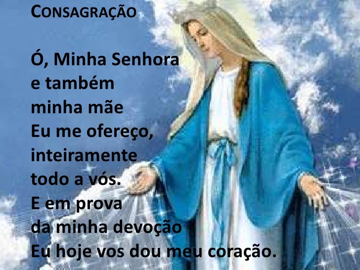 Consagração a Nossa Senhora