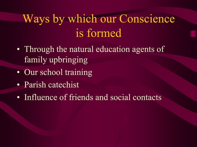 Conscience | PPTX | Spirituality | Religion & Spirituality