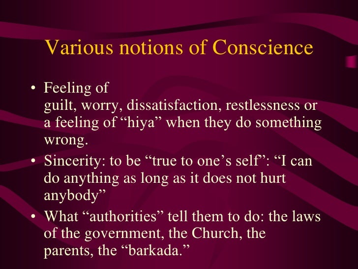 Conscience