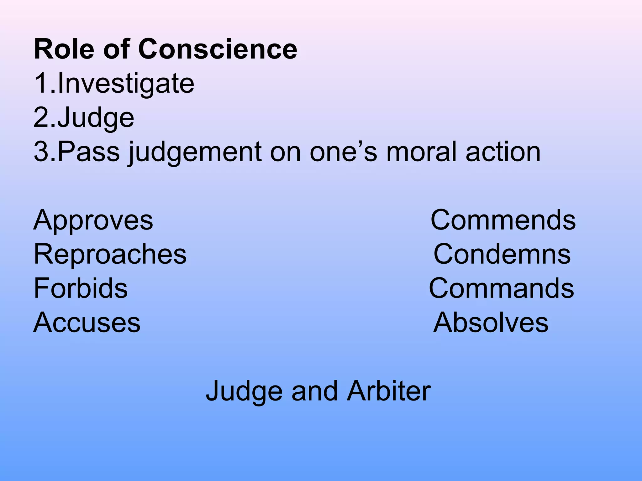 Conscience | PPT