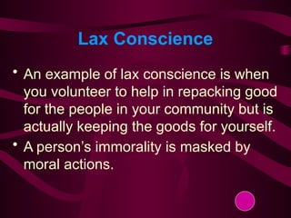 conscience.pptxx powerpoint presentation | PPT