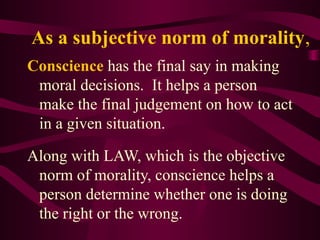 conscience.pptxx powerpoint presentation | PPTX