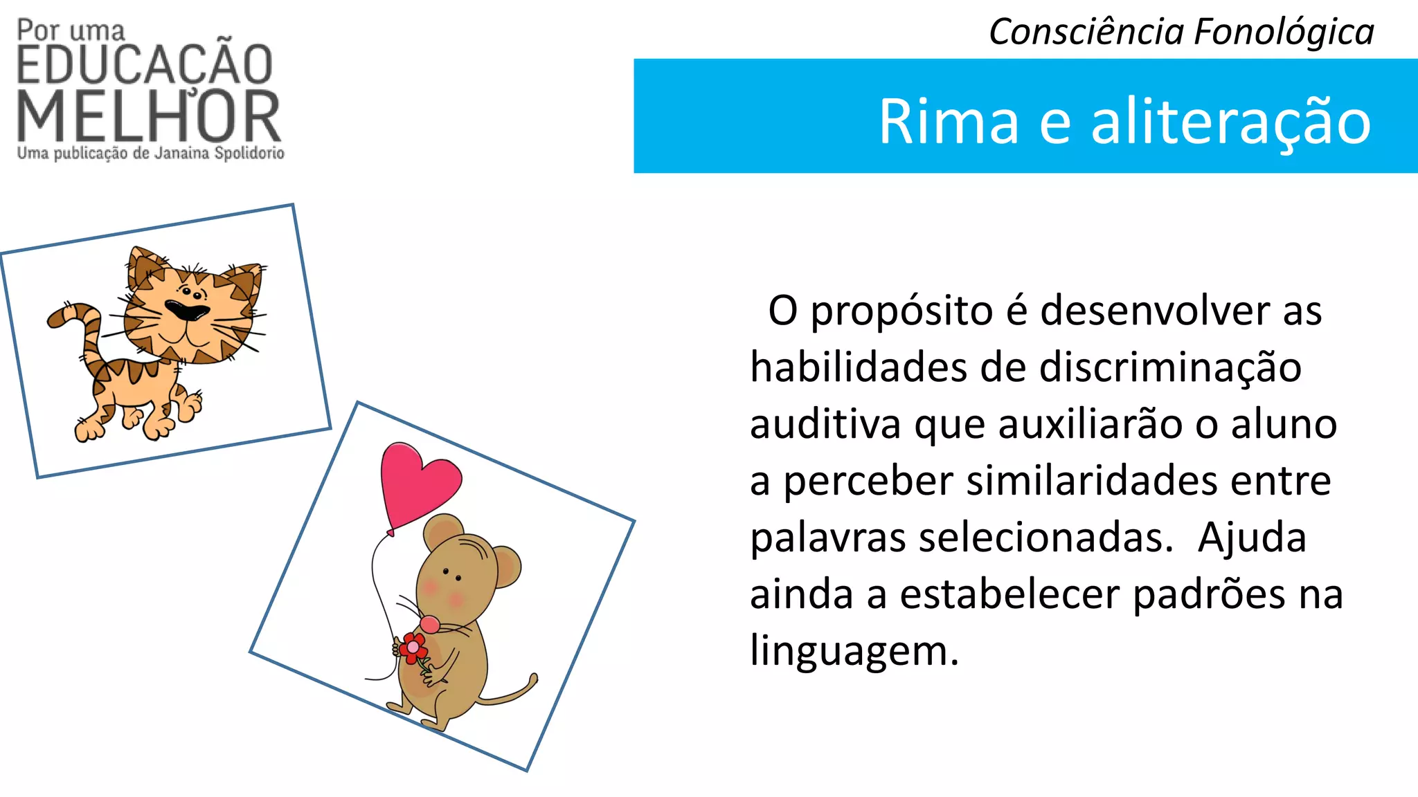 Consciencia fonologica - o que é e quais são suas etapas de ...