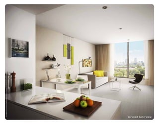 *All images are an artistic conceptualization and do not purport to replicate the exact product.

Serviced Suite View

 