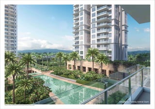 Balcony overlooking Central Court
Image is an artistic conceptualisation and does not purport to represent the exact product.
 