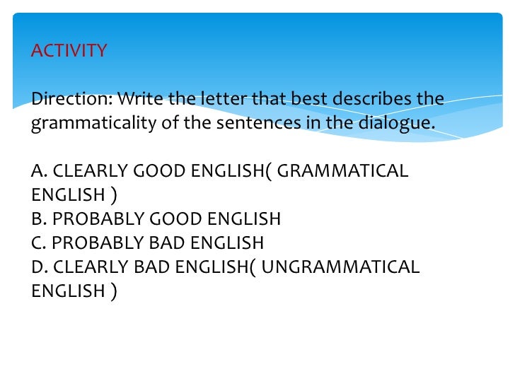 Conscious raising approach