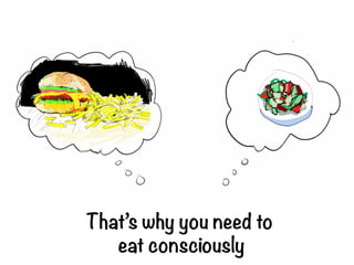 That’s why you need to
eat consciously
 