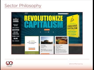 #WeFirst13
@SimonMainwaring
Sector Philosophy
 