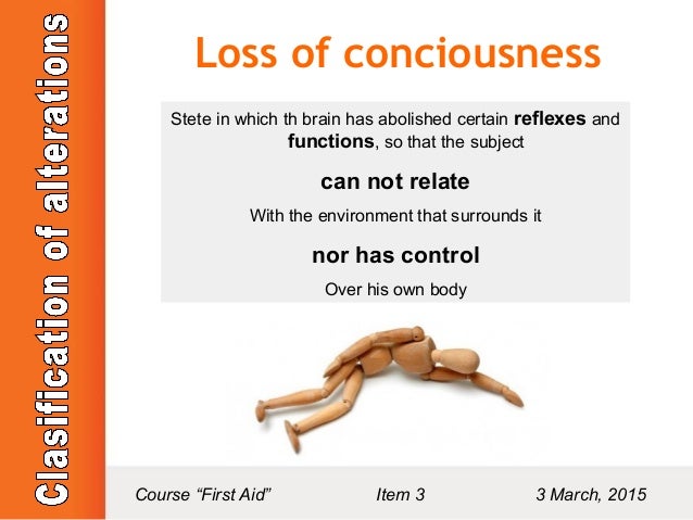 Loss of Consciousness