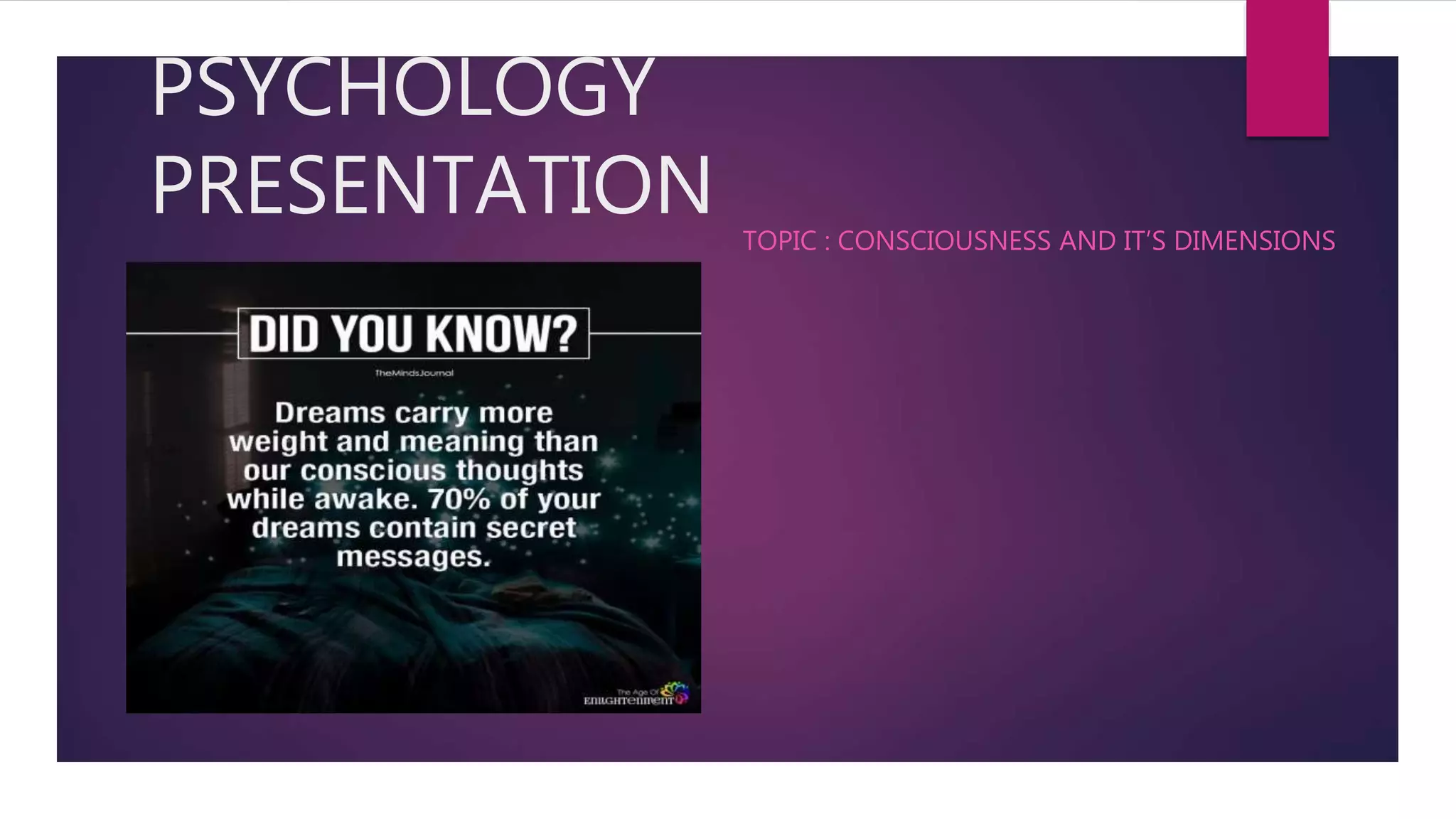 Consciousness | PPTX