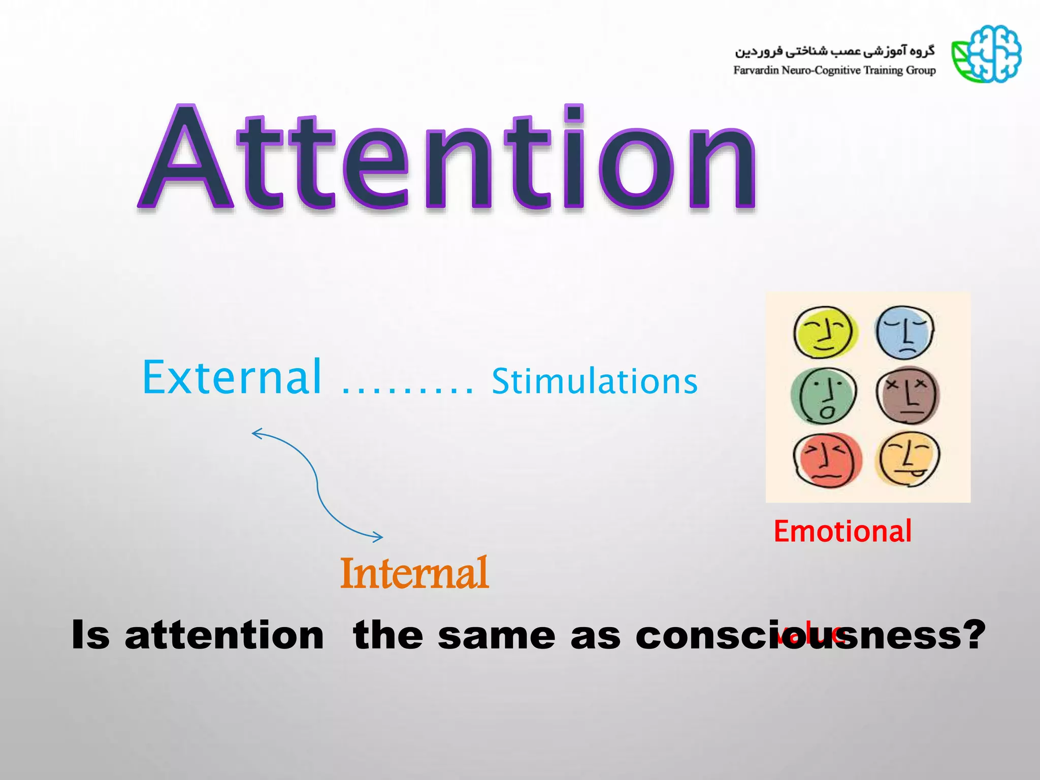 Consciousness and attention | PPSX