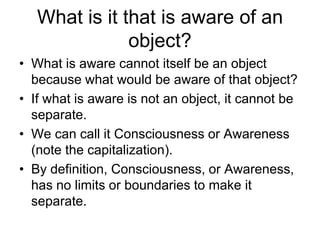 Consciousness on slides | PPTX