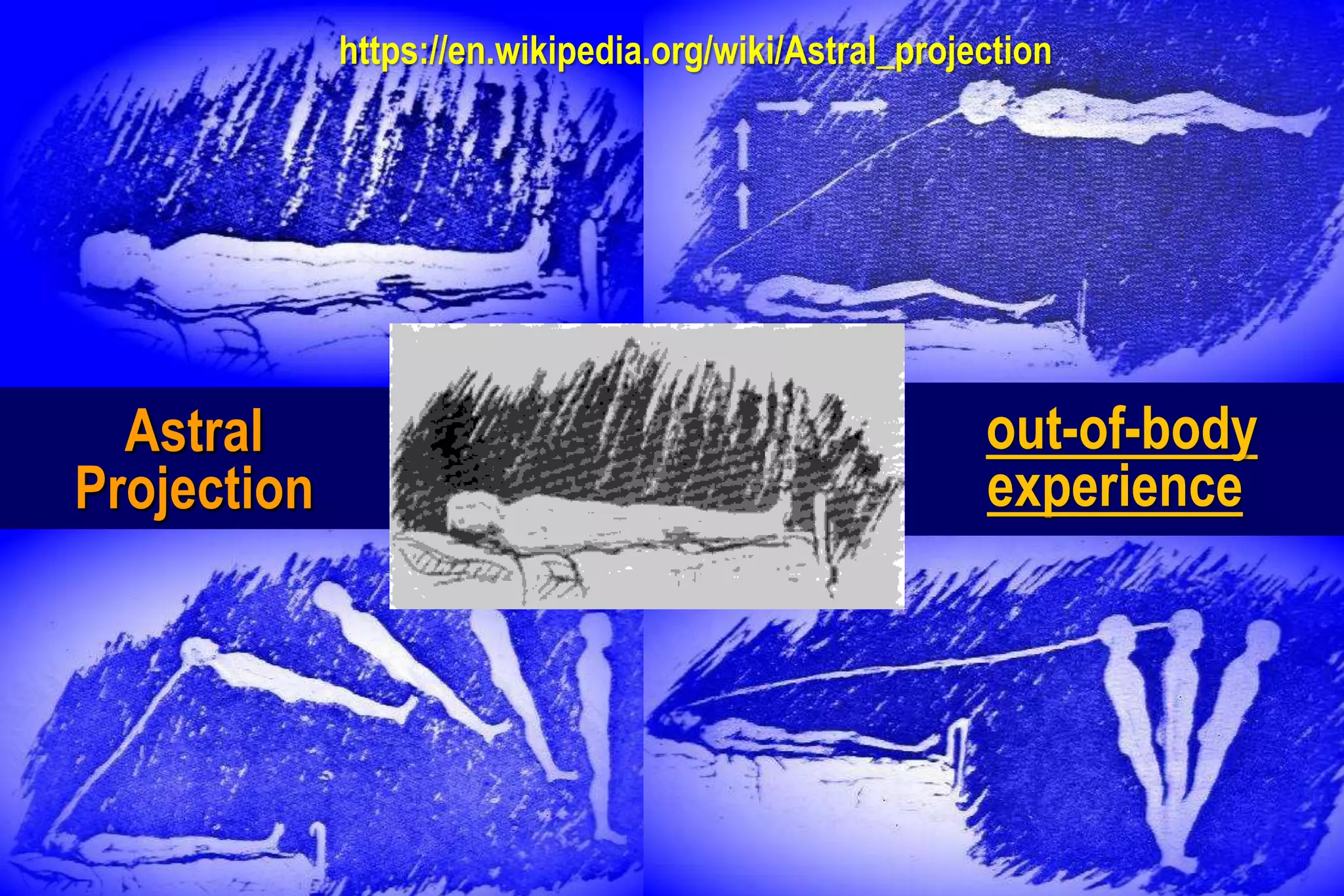 Astral
Projection
out-of-body
experience
https://en.wikipedia.org/wiki/Astral_projection
 