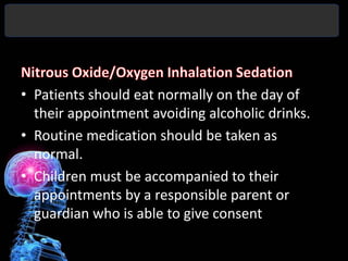 • Patients should eat normally on the day of
  their appointment avoiding alcoholic drinks.
• Routine medication should be taken as
  normal.
• Children must be accompanied to their
  appointments by a responsible parent or
  guardian who is able to give consent
 