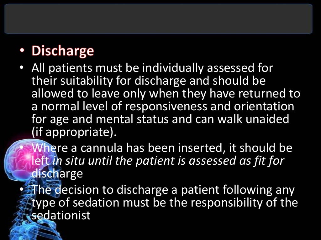 Conscious Sedation