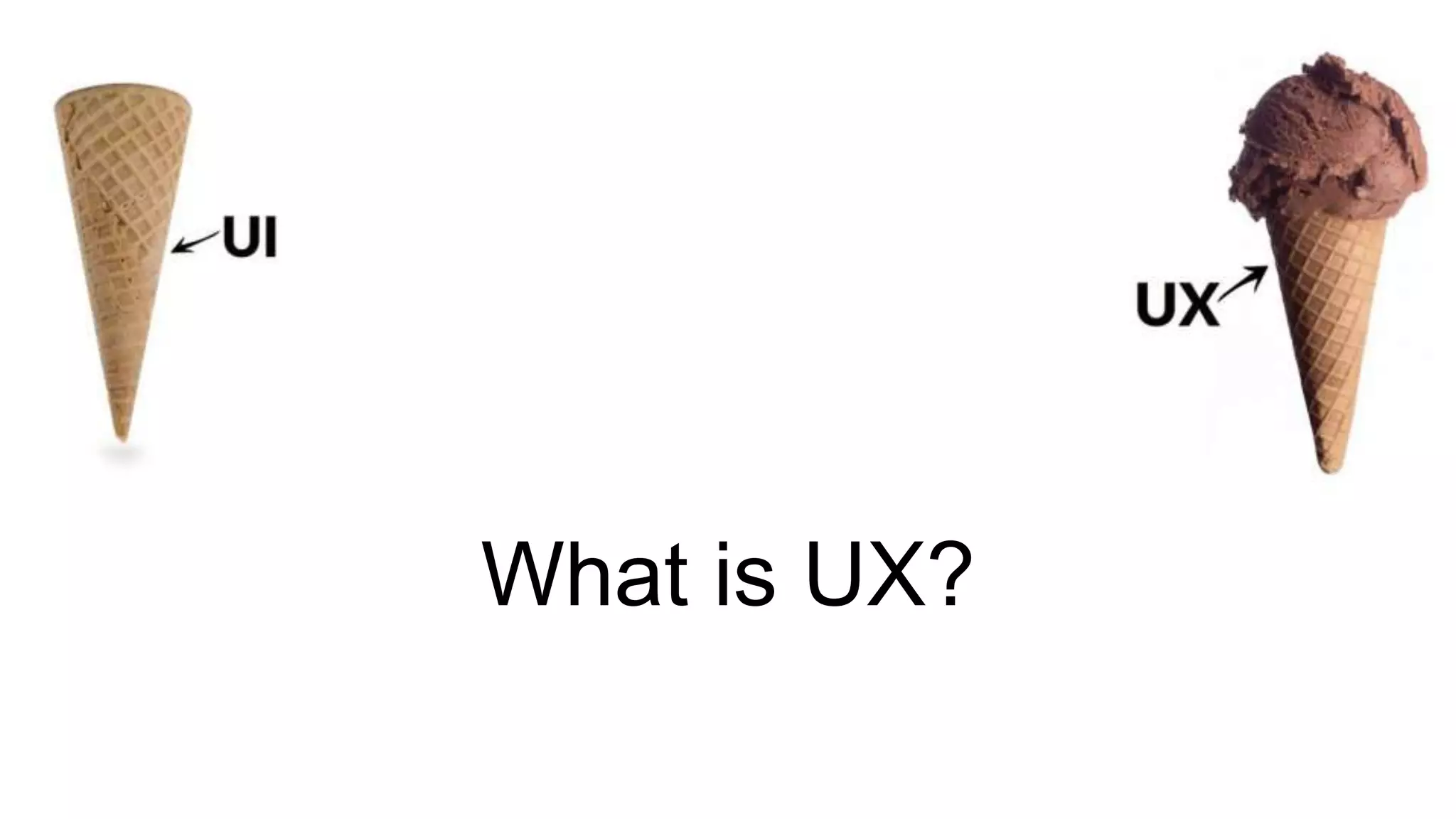 What is UX?