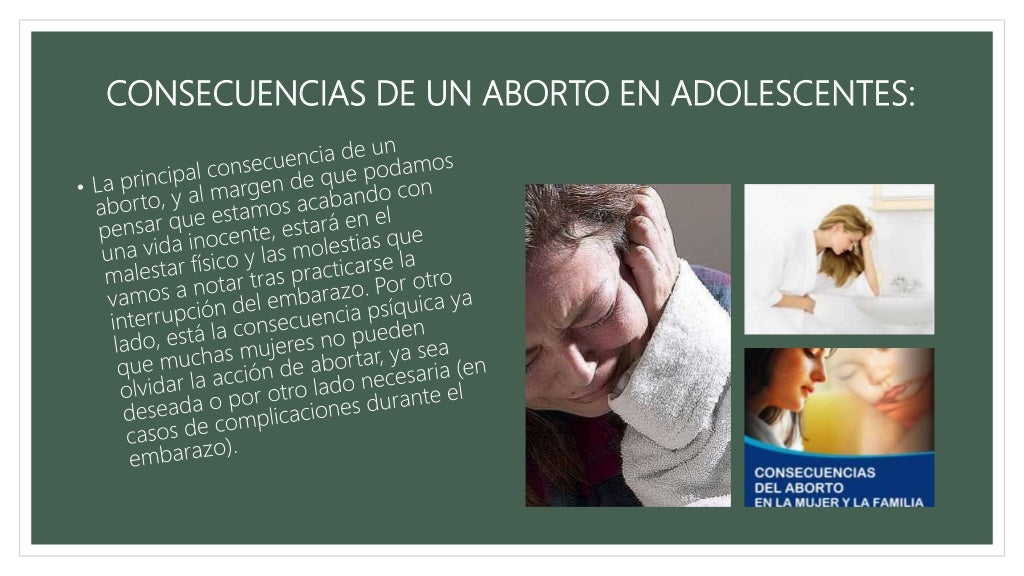 Consecuencias del aborto en la adolescencia