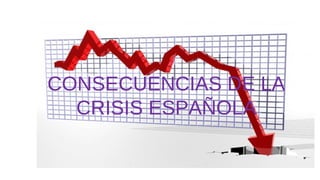CONSECUENCIAS DE LA
CRISIS ESPAÑOLA
 