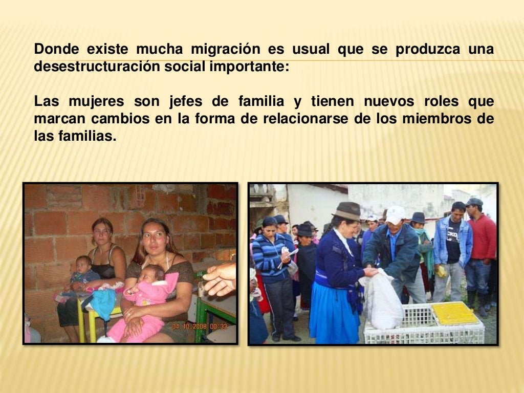 Consecuencias de la migración