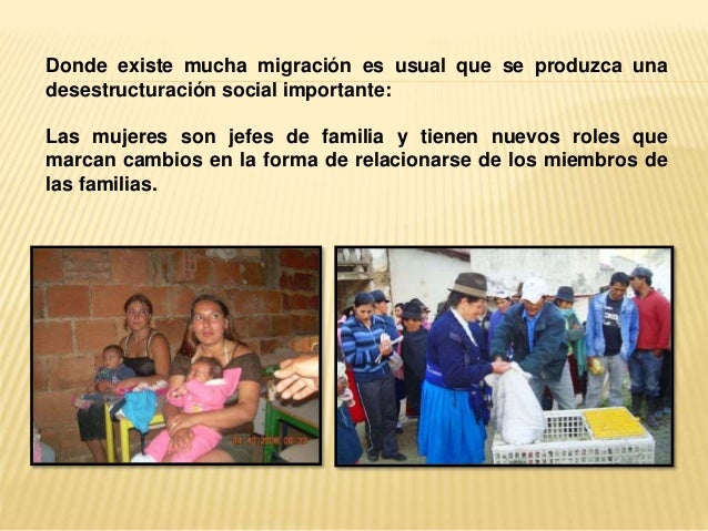 Consecuencias de la migración