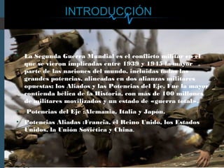 Consecuencias de la segunda guerra mundial | PPT
