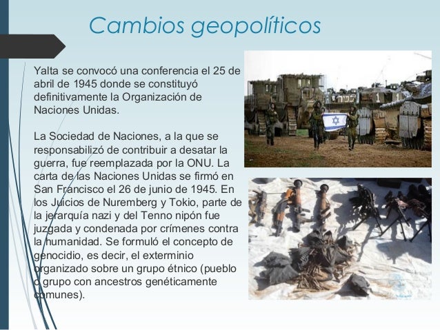Consecuencias de la segunda guerra mundial
