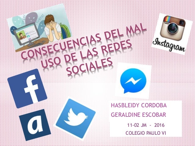 Consecuencias del mal uso de las redes sociales