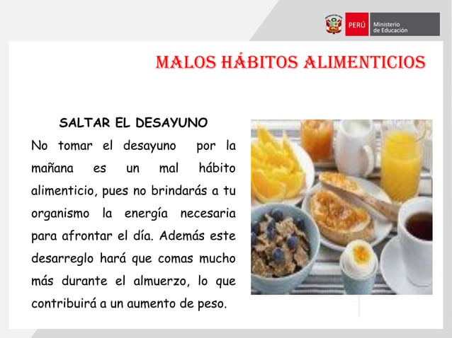 Malos Habitos De Alimentacion Y Sus Consecuencias