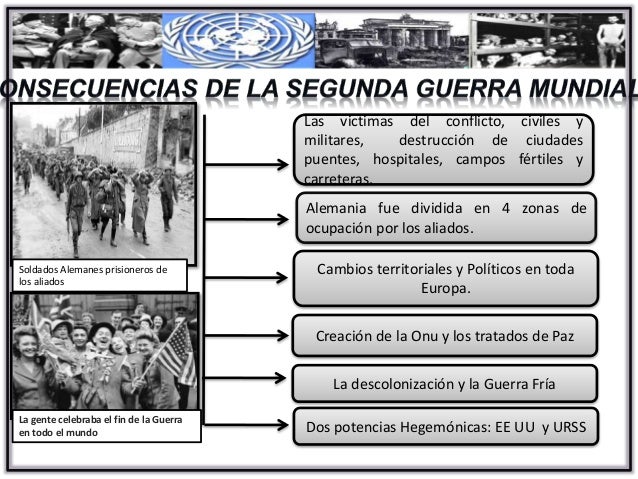 Consecuencias segunda guerra mundial