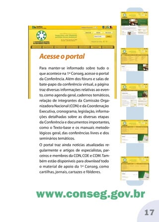 Conseg Saiba Como Participar