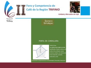 Foro y Competencia de
Café de la Región TRIFINIO
Calidad y Mercadeo de Café
 